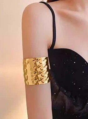 欧美夸张金属开口手镯小众气质冷淡风手环时尚轻奢高级感手饰