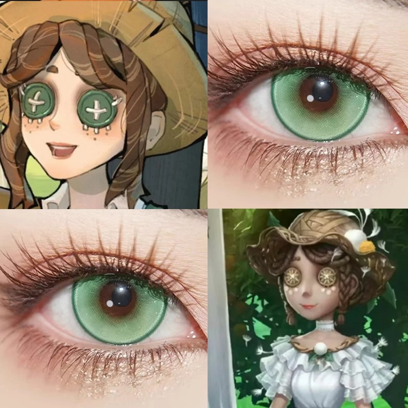 园丁等风来cos美瞳日抛天山意言语庭院溺水凛绿色幽梦官方正品cn