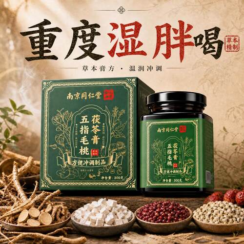 南京同仁堂五指毛桃茯苓膏