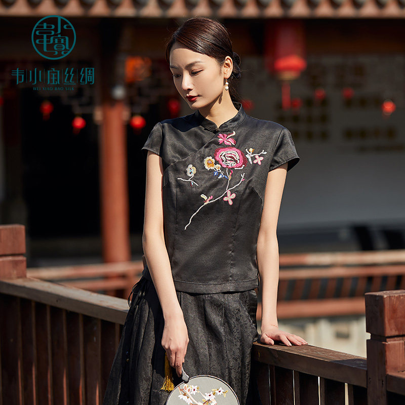 【古法香云纱】韦小宝春夏小衫国风女士2821101230
