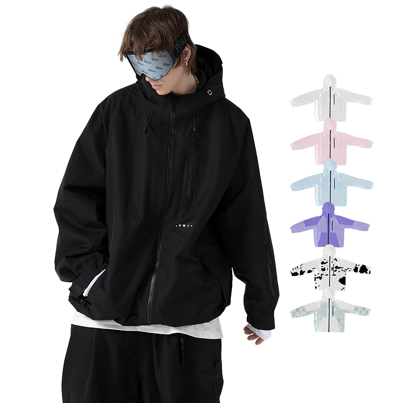 宽松滑雪服POMT男女同款20k防水