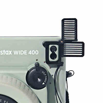 适用富士wide400曝光神器拍立得配件instax wdie 400宽幅相机三重遮光曝光器补光器一体式零配件拍立得挂绳