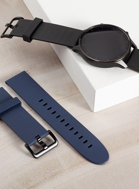 适用小米手表color运动版表带智能运动color2时尚替换表带watch S1腕带Haylou Solar硅胶个性联名潮22mm通用