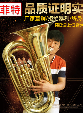 西洋乐器降B调上低音大抱号成人大号西洋管乐器成人团体初学演奏
