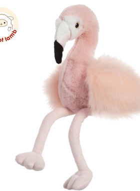 Apricot lamb火烈鸟毛绒玩具可爱儿童男女生日礼物宝宝玩偶公仔