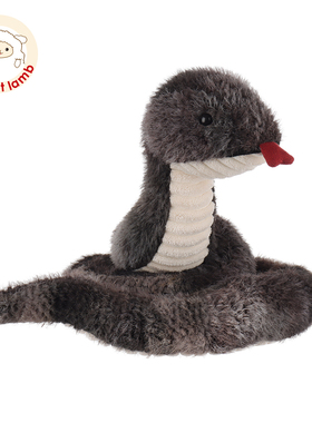 Apricot lamb邪恶毒蛇玩偶可爱宝宝毛绒玩具生日礼物小蛇娃娃公仔