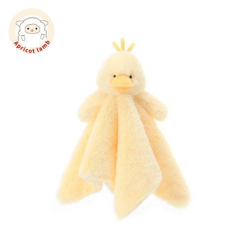 Apricot Lamb瑞可羊童趣小鸭安抚巾宝宝睡眠安抚公仔玩偶毛绒玩具