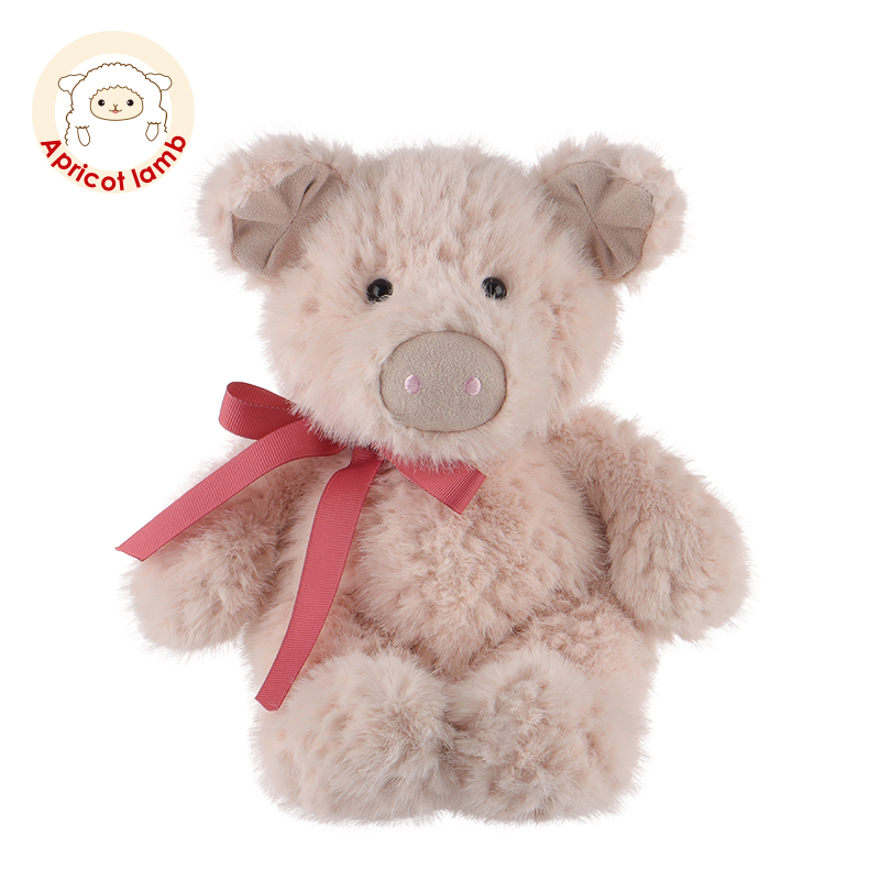 Apricot lamb花貂小猪布娃娃安抚毛绒玩具婴儿宝宝男女孩玩偶公仔