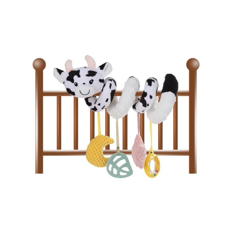 ApricotLamb小奶牛绕床婴儿摇铃