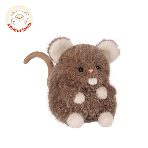 Apricot lamb胖墩鼠鼠毛绒玩具可爱儿童男女生日礼物宝宝玩偶公仔