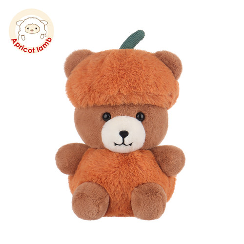 Apricotlamb南瓜小熊毛绒玩具女孩可爱宝宝睡觉安抚玩偶儿童公仔