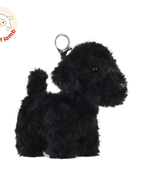 Apricot lamb迷人泰迪犬书包挂件公仔钥匙扣可爱玩偶毛绒包包挂饰