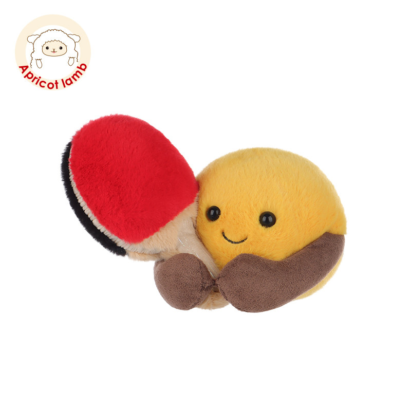 瑞可羊快乐乒乓球毛绒玩具可爱儿童男女生日礼物宝宝男孩玩偶公仔,玩具/童车/益智/积木/模型,毛绒/玩偶/公仔/布艺类玩具,淘宝优惠券,粉丝福利购,淘宝优惠卷