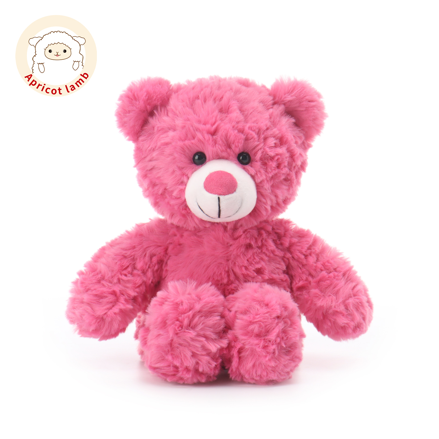 瑞可羊刷花小熊可爱小熊毛绒玩偶