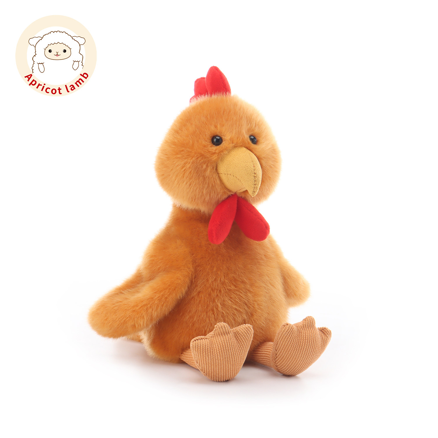 ApricotLamb瑞可羊公鸡毛绒玩具