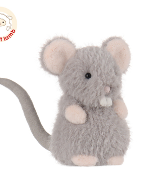 Apricot lamb灰灰鼠玩偶可爱公仔宝宝毛绒玩具安抚娃娃女孩礼物