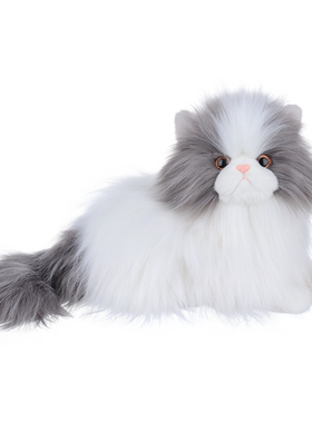 Apricotlamb银白波斯猫扑扑玩具