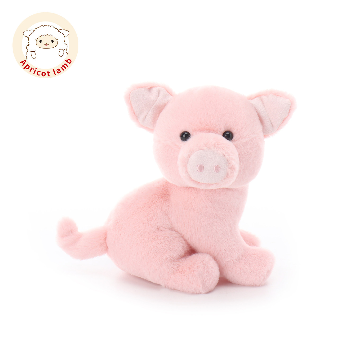 Apricot Lamb瑞可羊好奇小猪毛绒玩具男女孩生日礼物安抚玩偶公仔