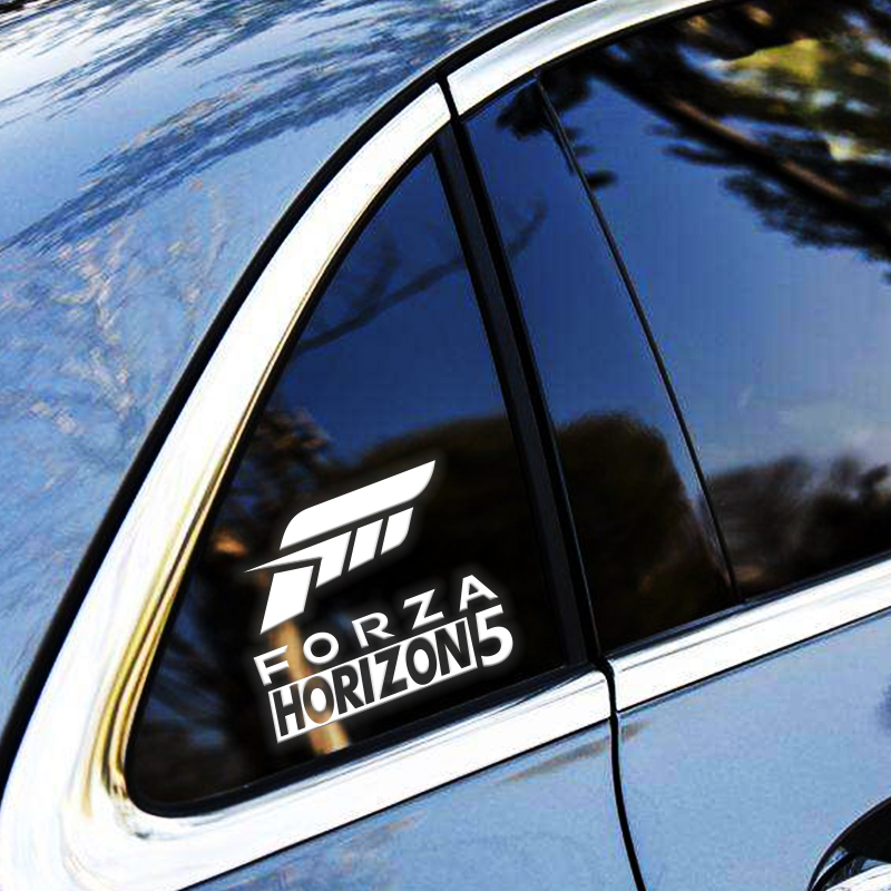 极限竞速地平线5车贴游戏标志logo车身后窗后档反光防水电动车贴