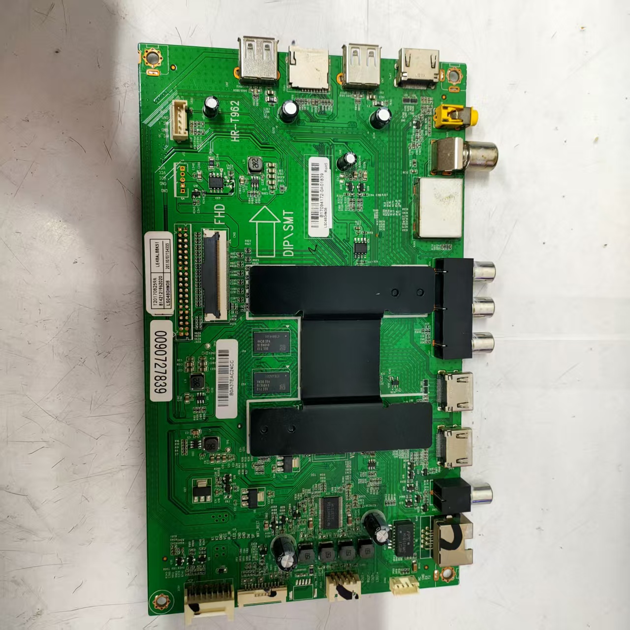原装拆机海尔LE48AL88C88主板0091802191B V1.1屏LSC480HN08-8