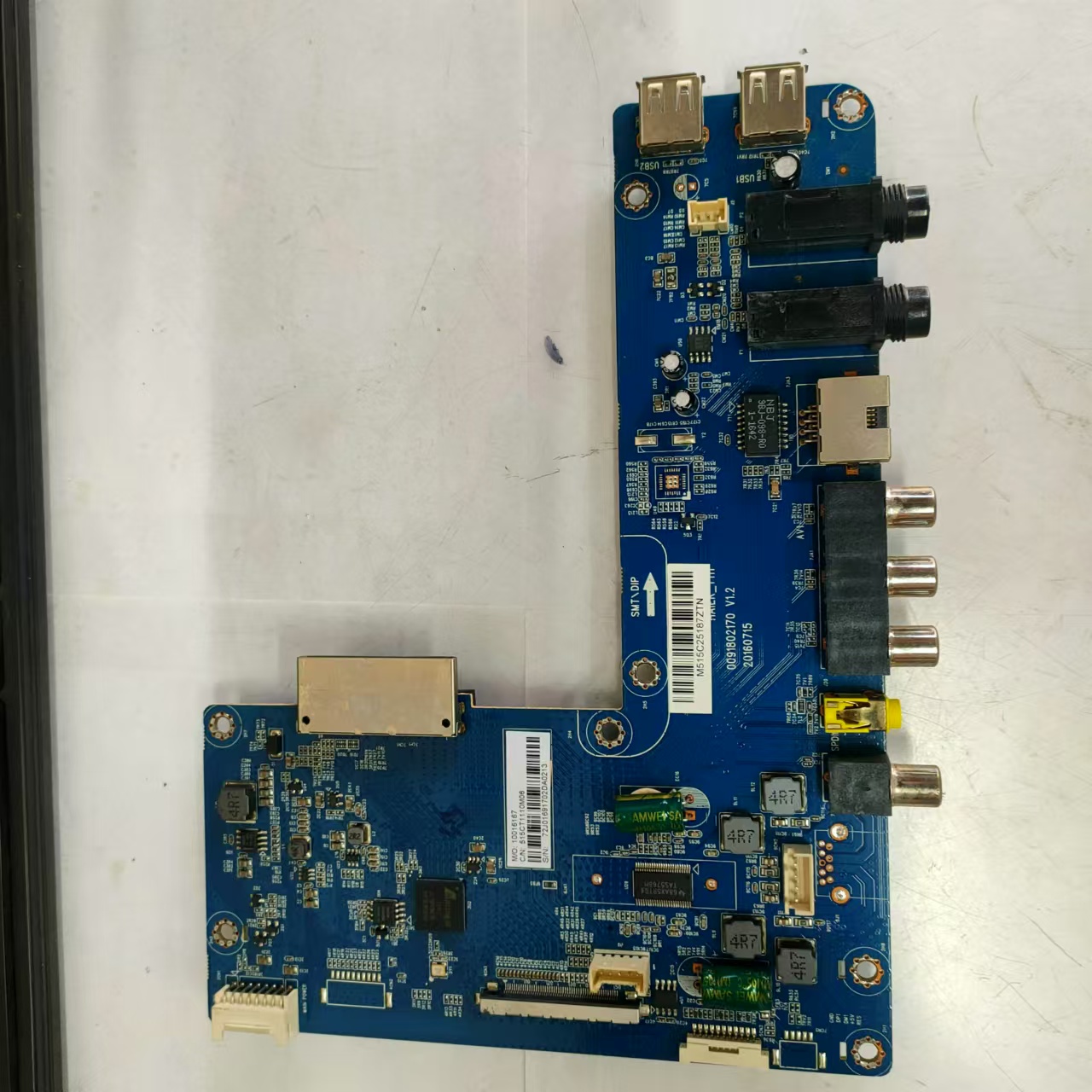 原装拆机海尔LS65AL88A72主板0091802170V1.2屏LSC650FJ11-W实物