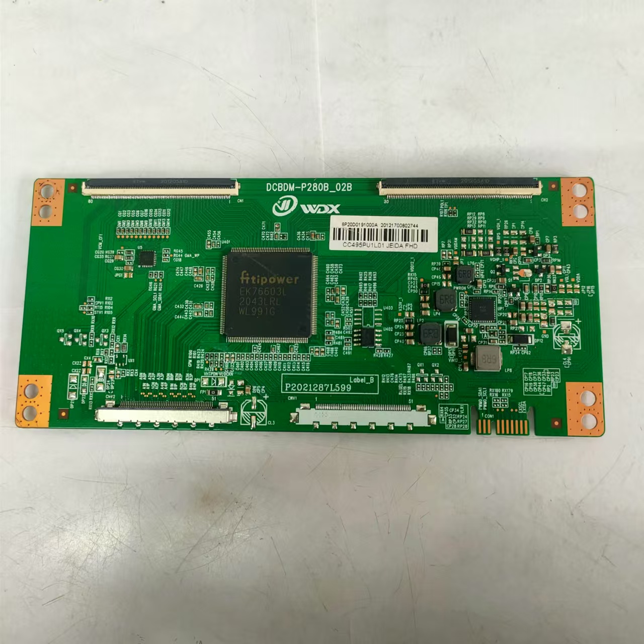 原装拆机逻辑板DCBDM-P280B-02B 白色条码CC495PU1L01
