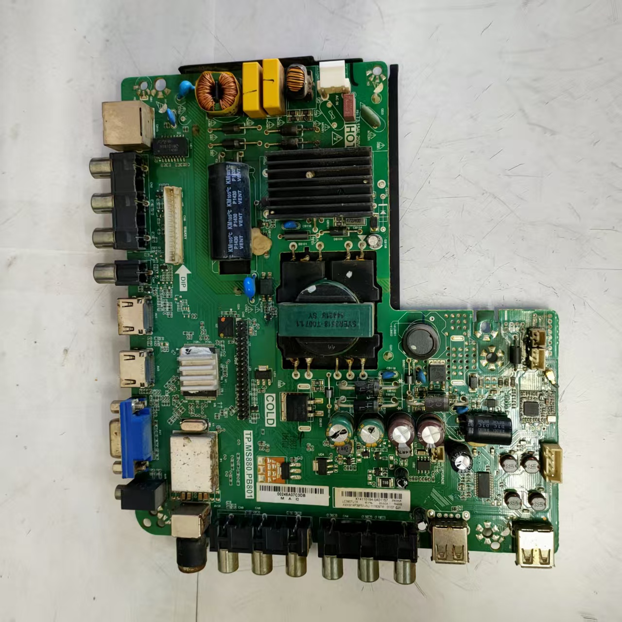 原装拆机熊猫LE39F51I 主板TP.MS880.PB801 配屏LC390TU1A