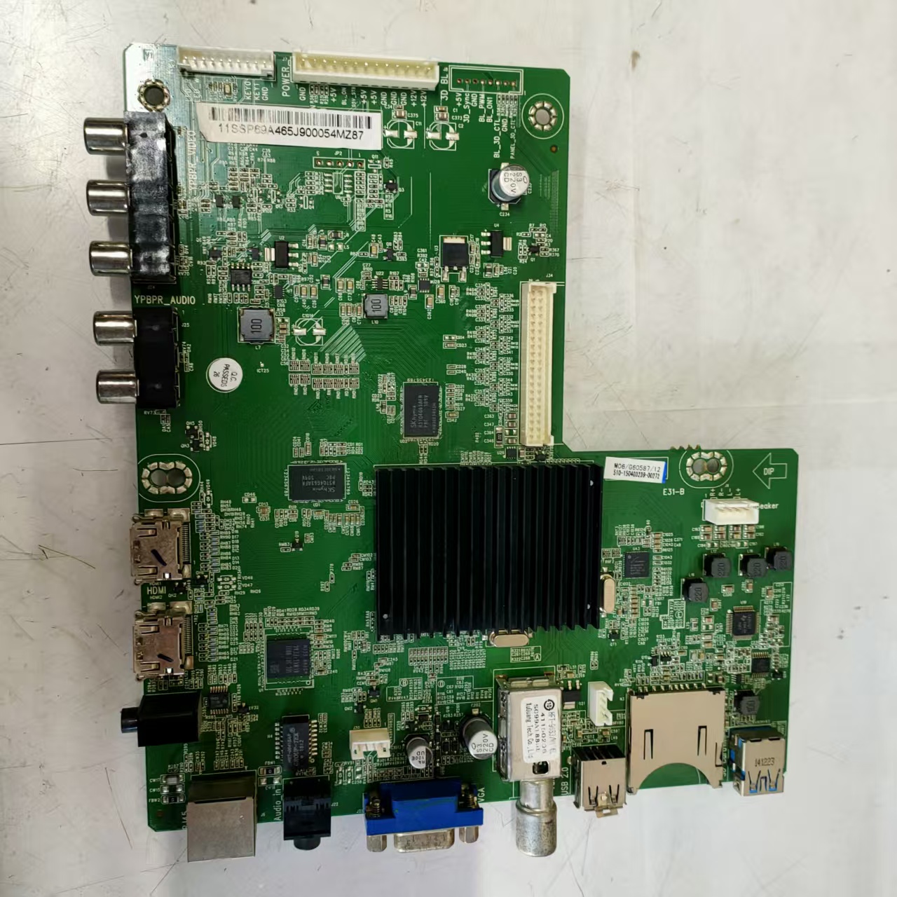 原装拆机联想 48A21Y 液晶电视主板 YPBPR-VIDE0配LSC480HN05