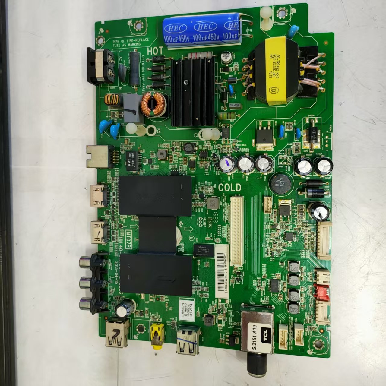 原装拆机TCL L43F3800A主板40-0MT507-MAE2LG屏LVF430AU0T