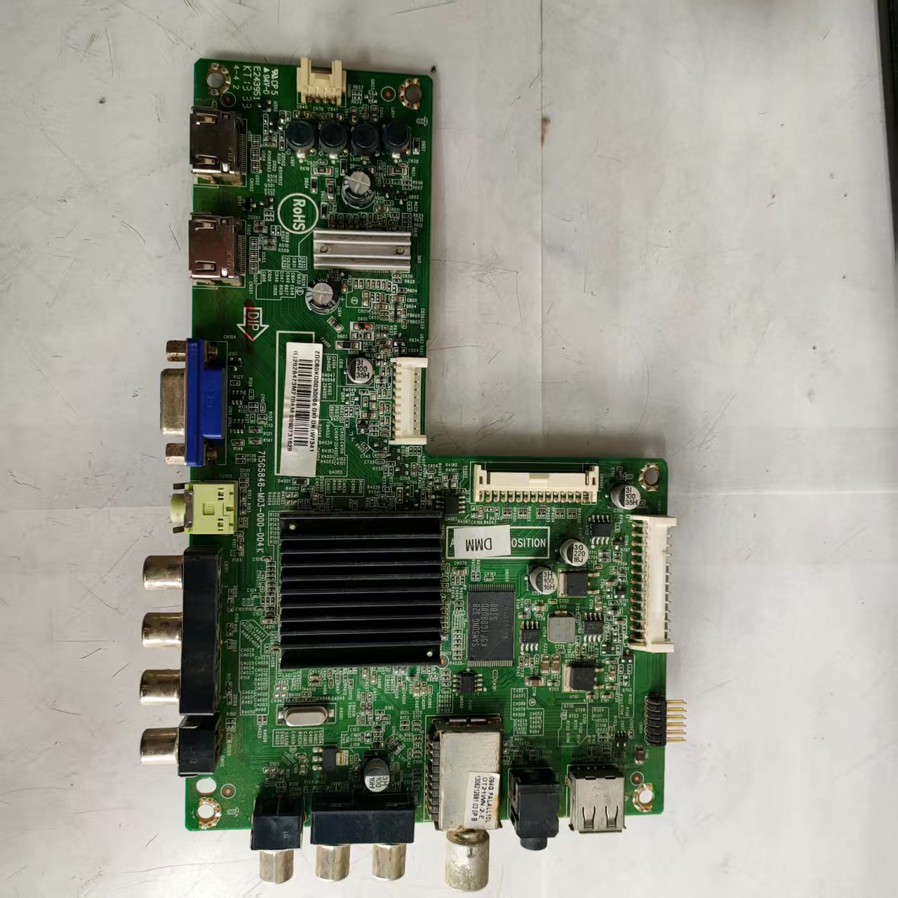 原装拆海尔LE32G3000主板715G5848-M03-000-004K屏TPT315B5-WX221