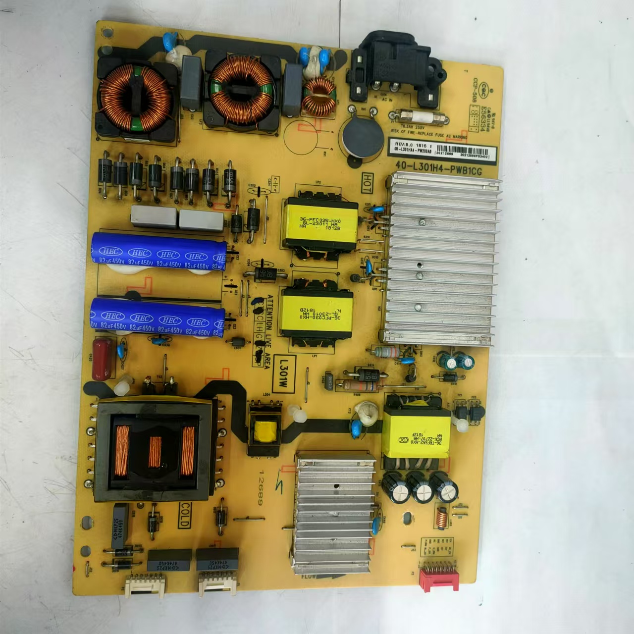 TCL L65E5800A-UD 电源板40-L301H4-PWB1CG 08-L301HA4-PW200AB