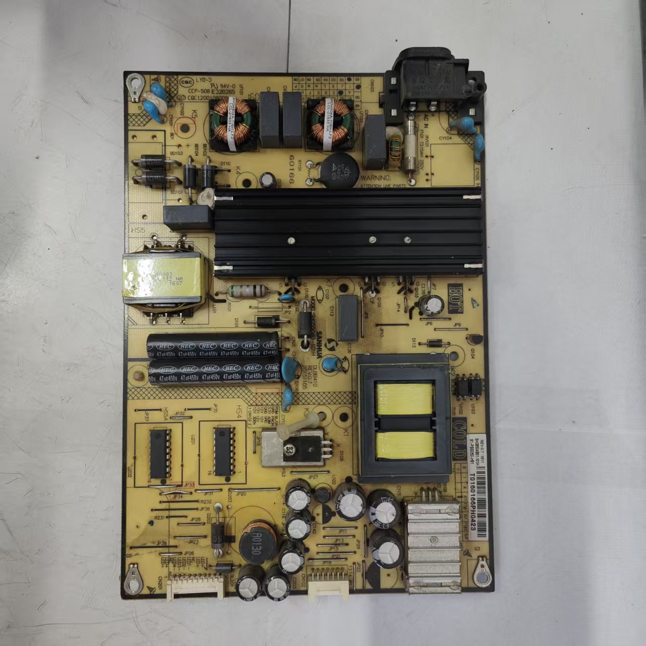 原装拆机TCL L48F1620E 电源板 SHG5504B-101H 81-PBE055-H91