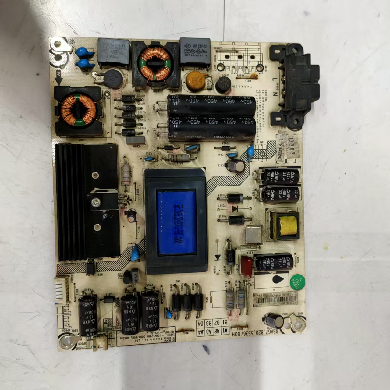 原装拆机海信LED39S30电源板RSAG7.820.5536 HLL-2642WN 2针 7针