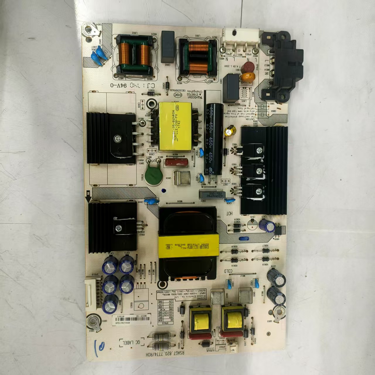 原装拆机海信LED49EC500U电源板RSAG7.820.7774 HLL-4250WA 2针