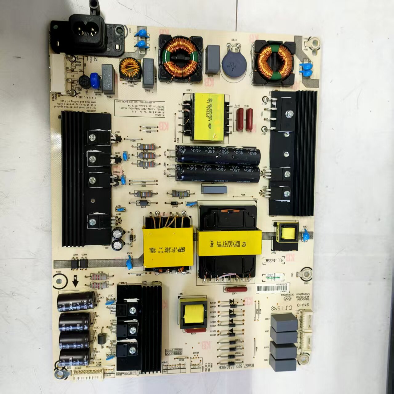 海信LED55M5600UC55EC720US电源板RSAG7.820.6570 HLL-4655WI实物
