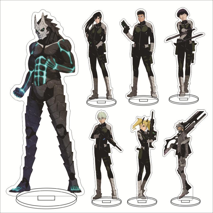 怪兽8号大立牌日比野卡夫卡 四之宫奇可露 鸣海弦 米娜亚克力摆件