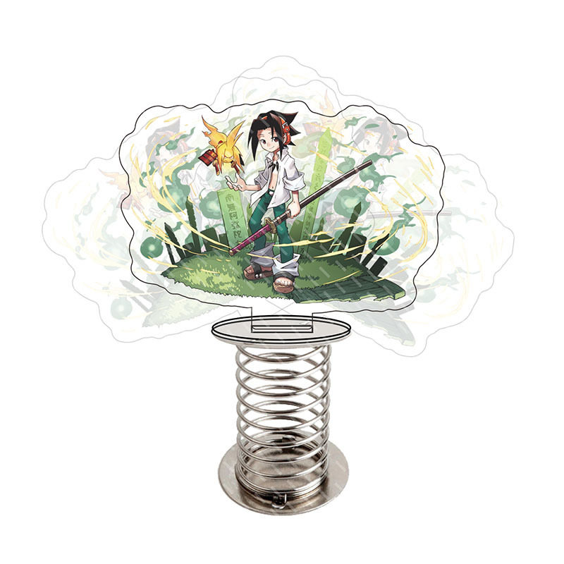 通灵王动漫立牌麻仓叶阿弥陀丸道莲木刀之龙弹簧摇摇乐双面立牌