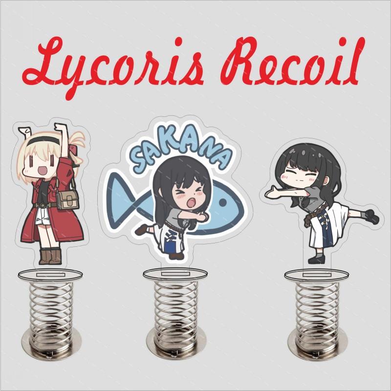 Lycoris Recoil莉可丽丝摇摇乐锦木千束井之上泷奈中原亚克力摆件