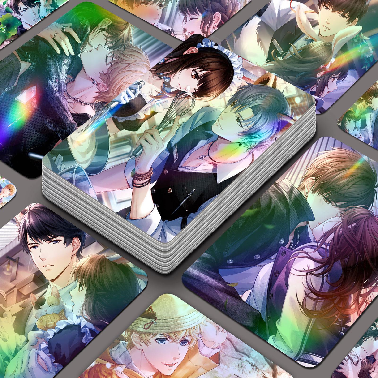 恋与制作人镭射小卡55张周边小卡许墨白起李泽言周棋洛高清盒装卡