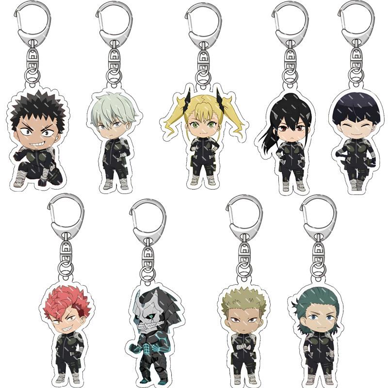 动漫周边怪兽8号亚克力钥匙扣立牌日比野卡夫卡市川莱诺四之宫奇