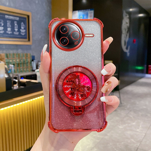 适用红米K80气囊防摔支架手机壳