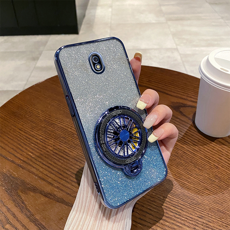 三星J7Pro手机壳新款闪粉时尚软壳适用GalaxyJ7Pro高端旋转陀螺磁吸支架全包创意超薄SamsungJ7Pro防摔保护套