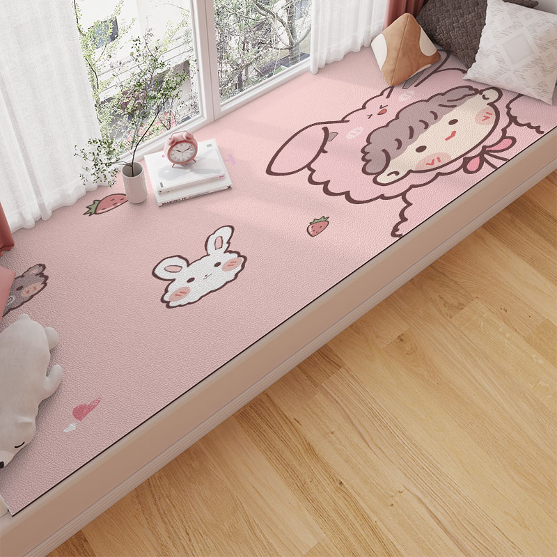 儿童飘窗垫窗台垫公主房女孩卧室房间布置防水防晒可擦洗阳台垫子