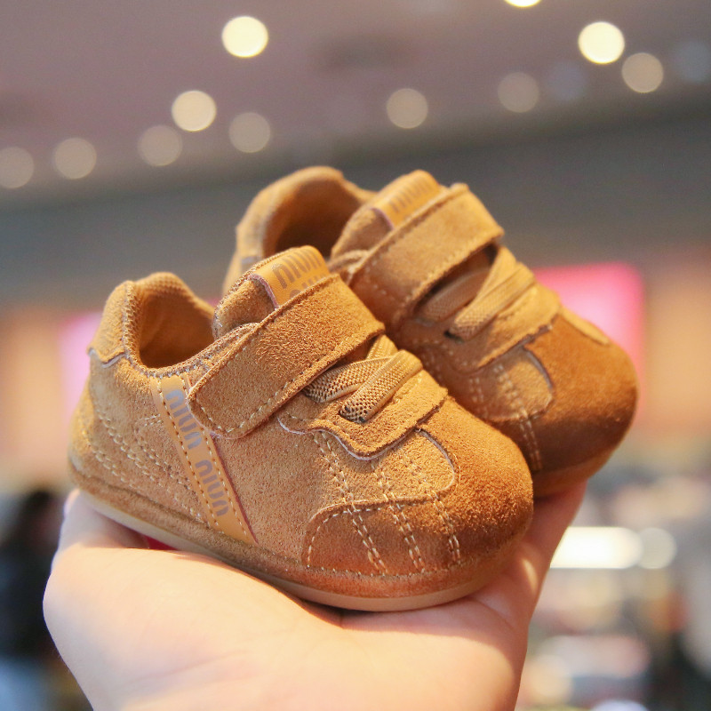 春秋季宝宝学步单鞋0-2岁男女6月翻毛软底防滑韩系婴幼儿学步鞋9,童鞋/婴儿鞋/亲子鞋,学步鞋,淘宝优惠券,粉丝福利购,淘宝优惠卷
