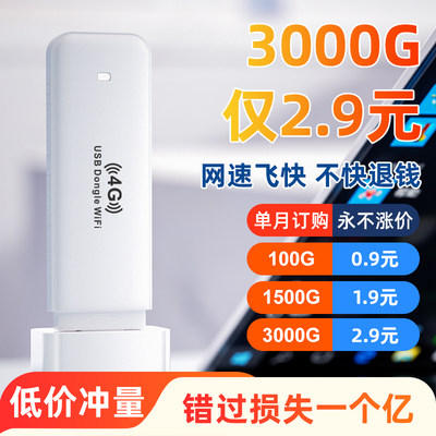 随身wifi2024新款5g移动无线wi-fi6纯流量上网卡官方品牌无线网络便携家用免插卡路由器宽带车载热点无限网卡