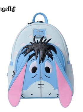 代购Loungefly迪士尼小驴屹耳角色扮演迷你双肩包女休闲背包痛包