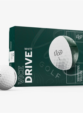 美国代购Vice Golf高尔夫球Drive 2025款新球耐用双层比赛下场球