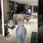 瑜伽服女 设计感交叉绑带运动内衣可拆胸垫无袖 PHYTNESS 2026新品