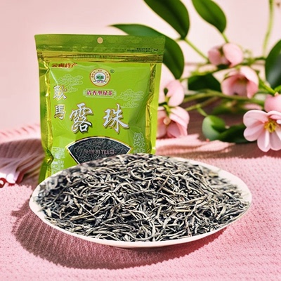 【买5袋送1袋】云南安益露珠绿茶200g特级生茶袋装茶叶散茶包邮
