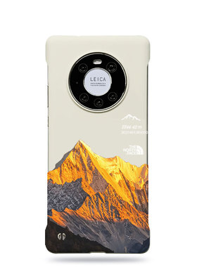 新款适用于华为mate70Pro手机壳国潮创意喜马山MT60Pro简约绘画Mat50pro无边框M40E硬壳超薄Mt30Pr半包保护套